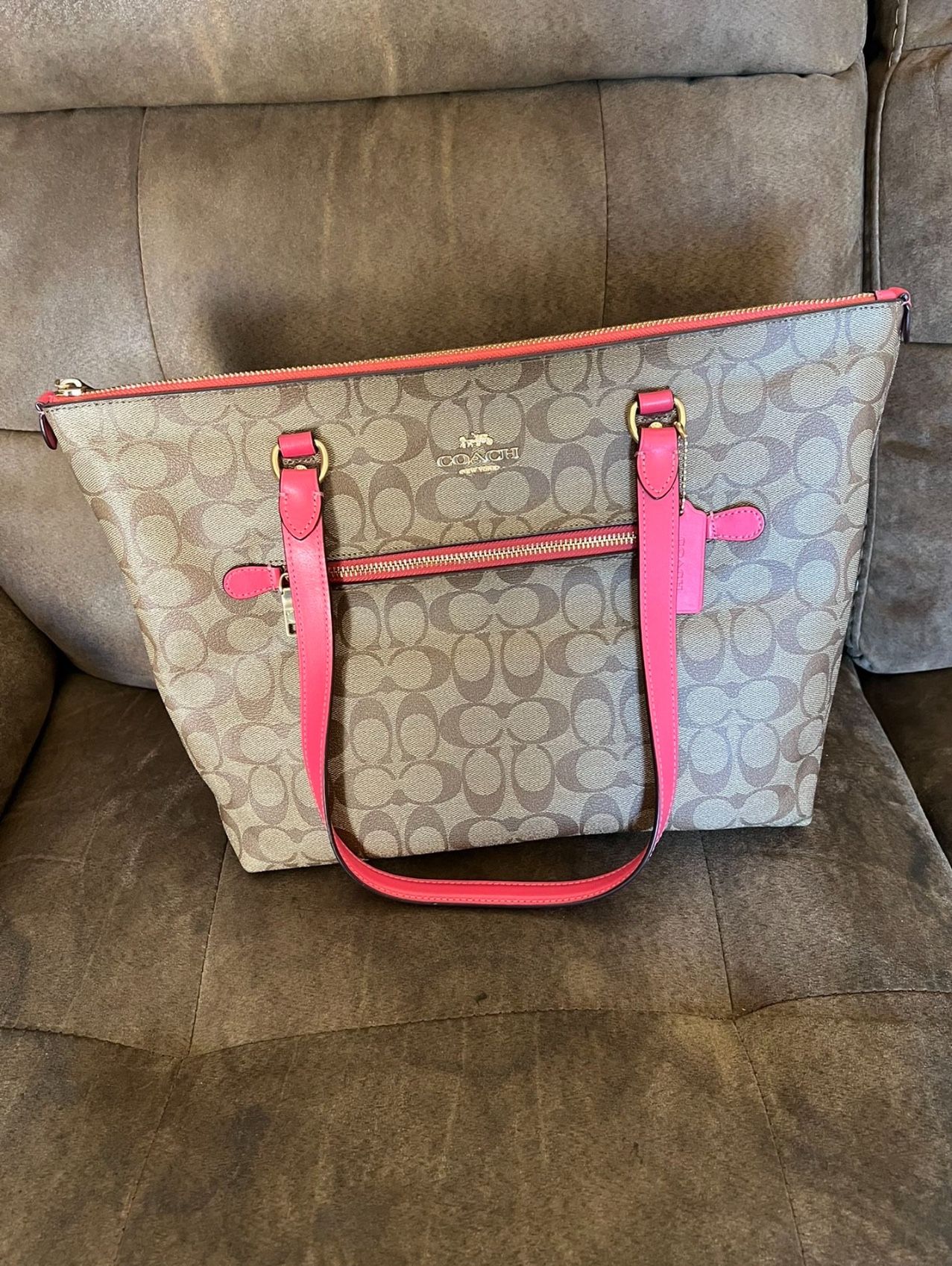 Coach Signature Tote Bag For Women