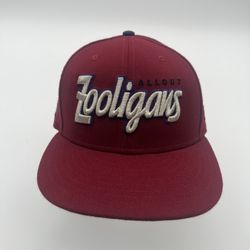(44) Zooligans Allout Dark Red Hat Size One Size Fits All 