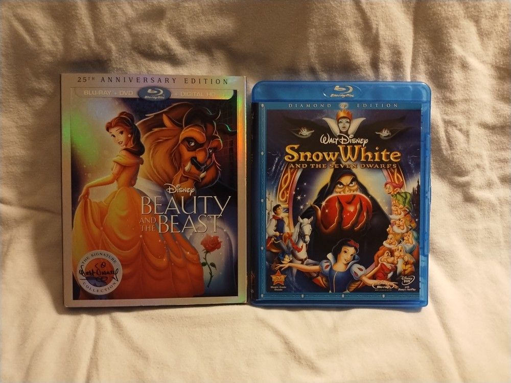 Beauty And The Beast. Snow White And The Seven Dwarfs. Blu Ray