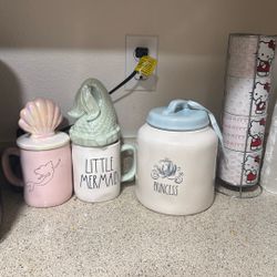 Kitchen Containers/mugs With Toppers