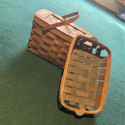 Antique Picnic Basket