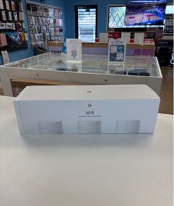 Google WiFi Mesh System AC1304 3 Pack White Dual Band Wireless Router Set