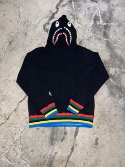 Bape Rib Line Pullover Shark Hoodie🌈