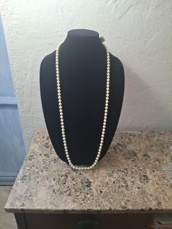 New  FAUX Pearl Necklace From Macy's  