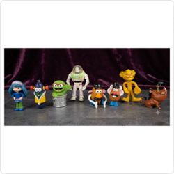 Classic 90s & Favorite Characters Toy Figure Lot - Toy Story, Lion King, Sesame Street & More