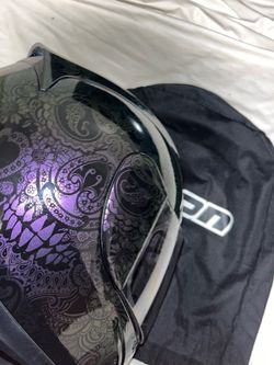 ICON AIRMADA Full Flip Mask Motorcycle Helmet "Wicked" Size Large DOT
