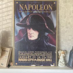 Napoleon Poster In Authentic Frame