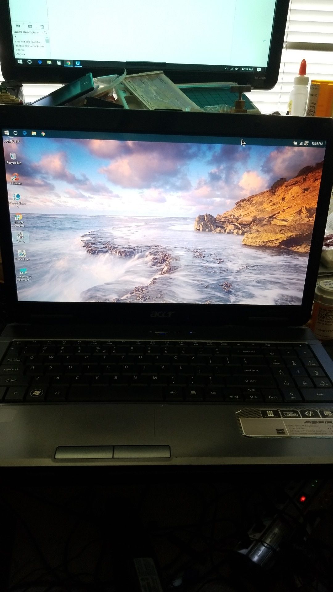 Acer Laptop, Windows 10pro..