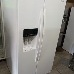 Whirlpool Refrigerator Side By Side Everything Works Good 👍
