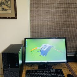 Dell Desktop Package- 24” Monitor, 16GB Ram, Intel i5, Windows 11, MS Office 2024