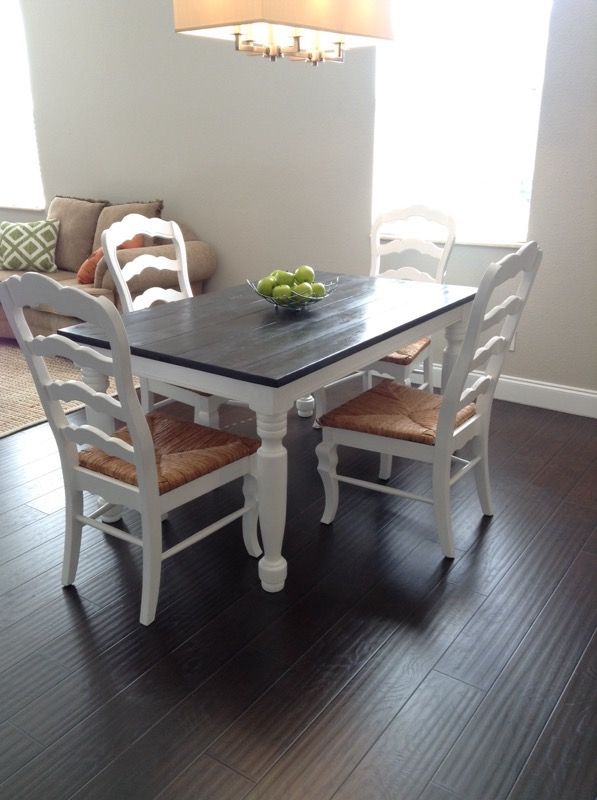 Farmhouse Dining Table 4 Chairs For In Vero Beach Fl Offerup Farmhouse Dining Table 4 Chairs