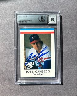 Jose Canseco Minor League RC w/ on card auto.Negotiable