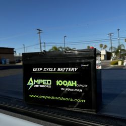 Title: Brand New Amped Outdoors Deep Cycle Battery 12V LIFEP04 Lithium 