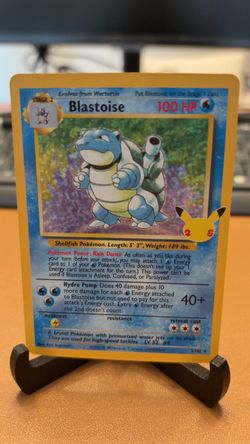 Blastoise Holo Pokémon Card Base Set 2/102