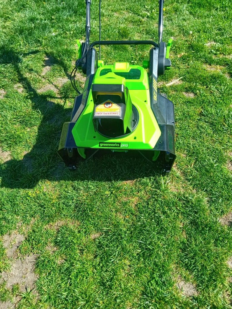 Green works Electric Snow Blower