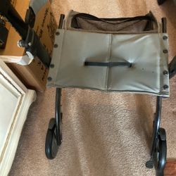 Grey And Black Seating Walker