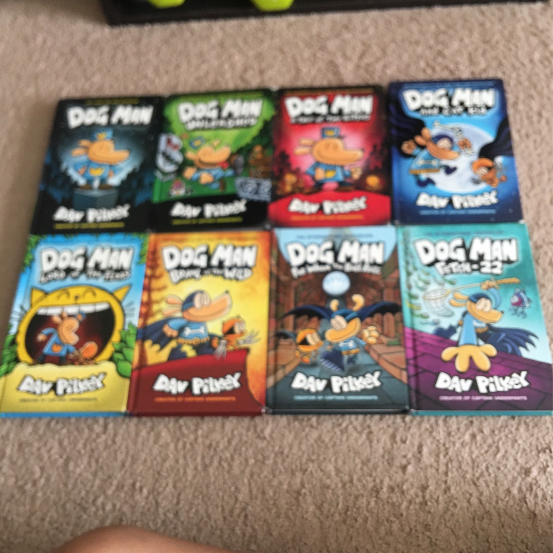 Dog Man Books Series 1 To 8