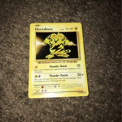 Electabuzz 41/108 Rare Pokémon Card