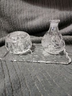 Vintage Princess House Vanity Set 4 Piece