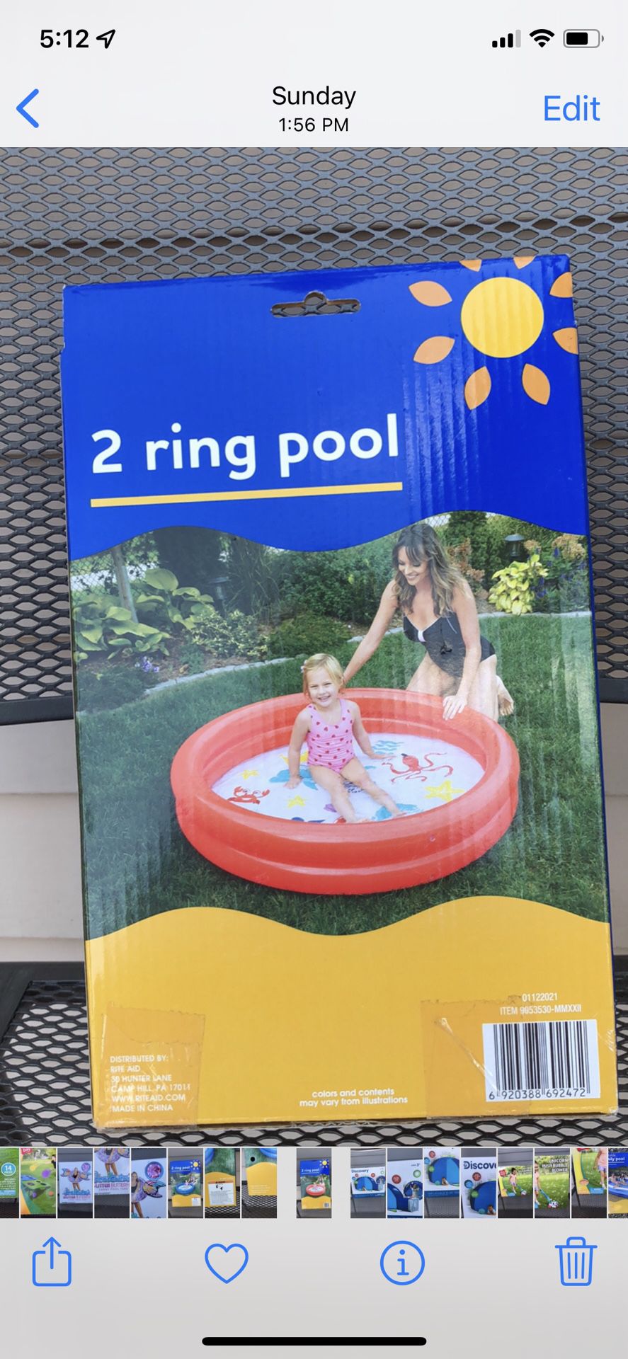 New 2 Ring Pool 