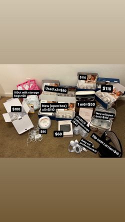 Pumps And Baby Items !