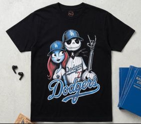 LA Dodgers Nightmare Before Christmas Graphic Tee