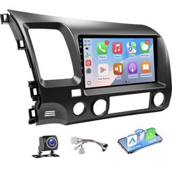 Honda Civic 2006-2011 9” Wireless CarPlay Android Auto Radio GPS – NEW