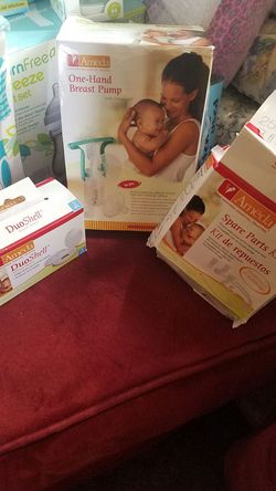 Ameda pump and shields