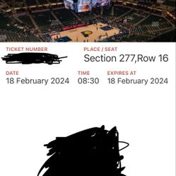 2024 NBA ALL STAR GAME TICKET