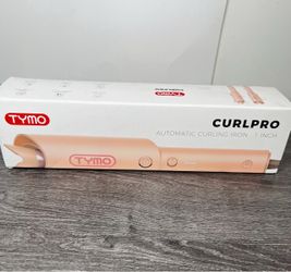 TYMO Automatic Rotating Curling Iron - TYMO CURLPRO Beach Waves. 1 Inch, Pink
