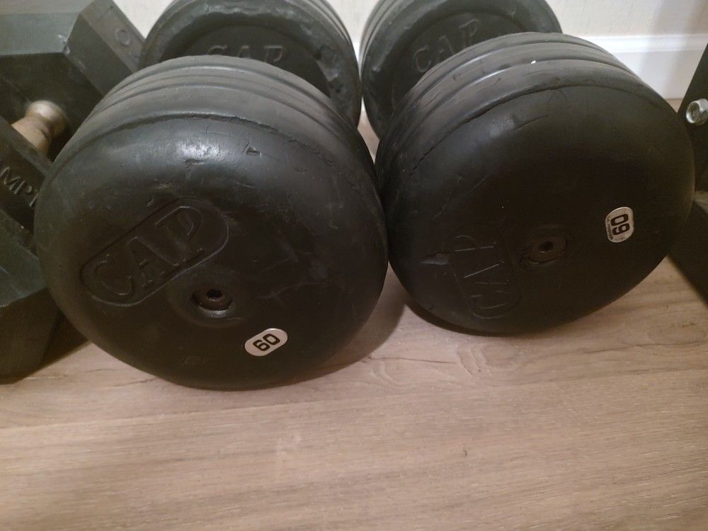 60 Pound Dumbbells