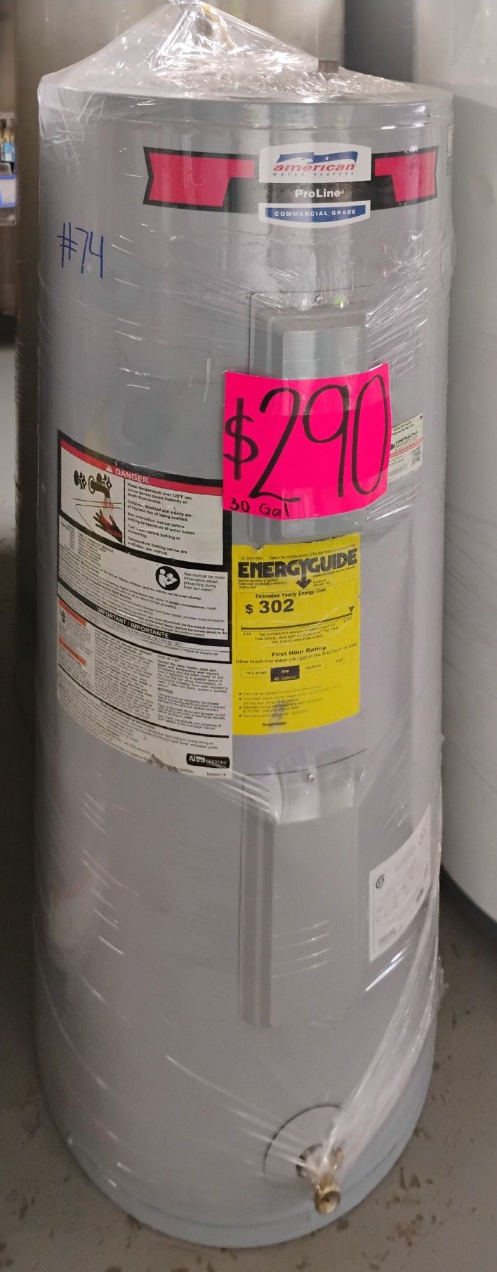 30 Gallons Electric β‘ Water Heater