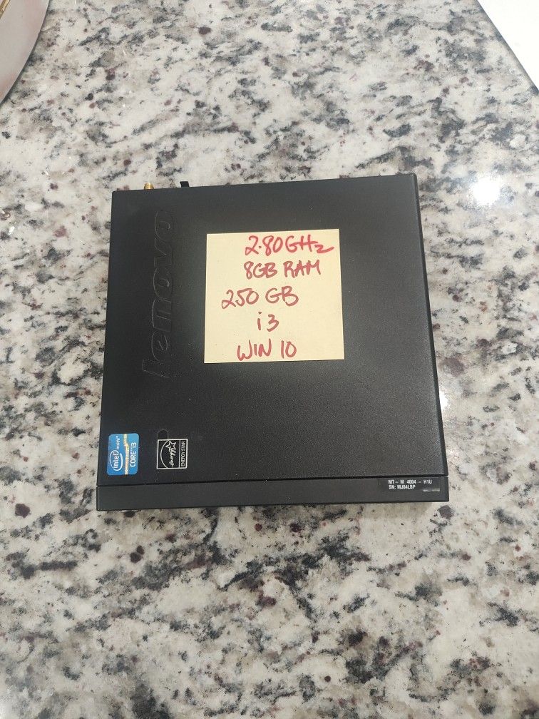Lenovo Thinkcentre Intel Core i3 Micro Mini PC