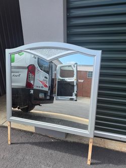 Large Silver Mirror
