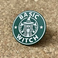 Basic Witch Enamel Pin