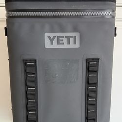 Yeti Hopper Backflip 24 Cooler, Charcoal Preowned, Perfect Condition, No Issue, No Rip, No Tear, No Holes, No Stories Retail: $300+Tax!!! Please No Lo