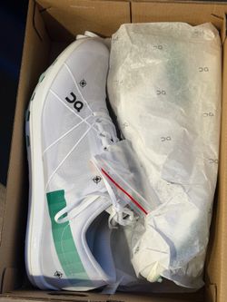 On Cloudspike 1500m Track Spikes Undyed White Mint Men's US 9