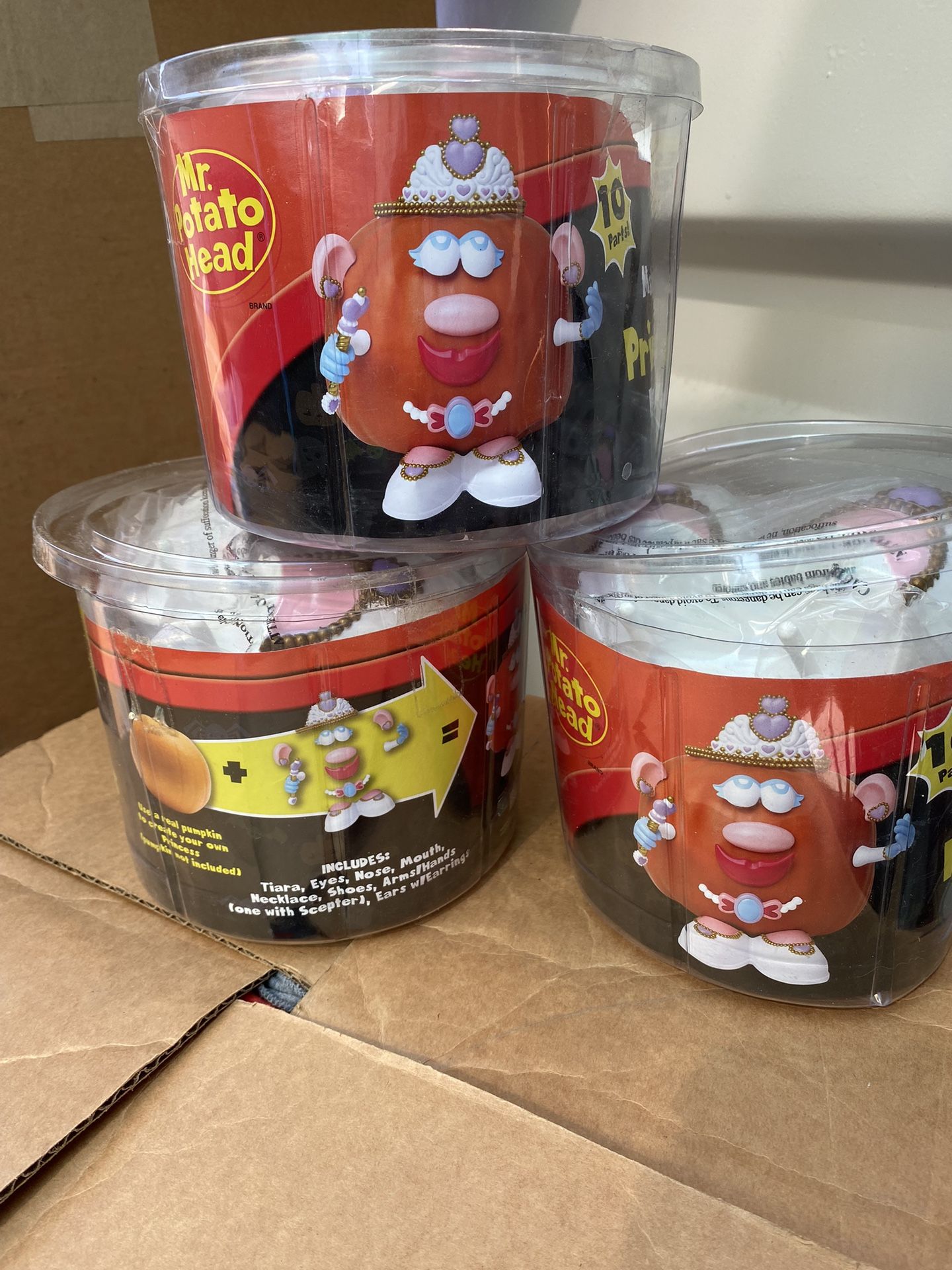 New Mr Potato Head Make A Princess Pumpkin using real pumpkin $7 each