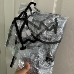 Clear Double Stroller Cover 