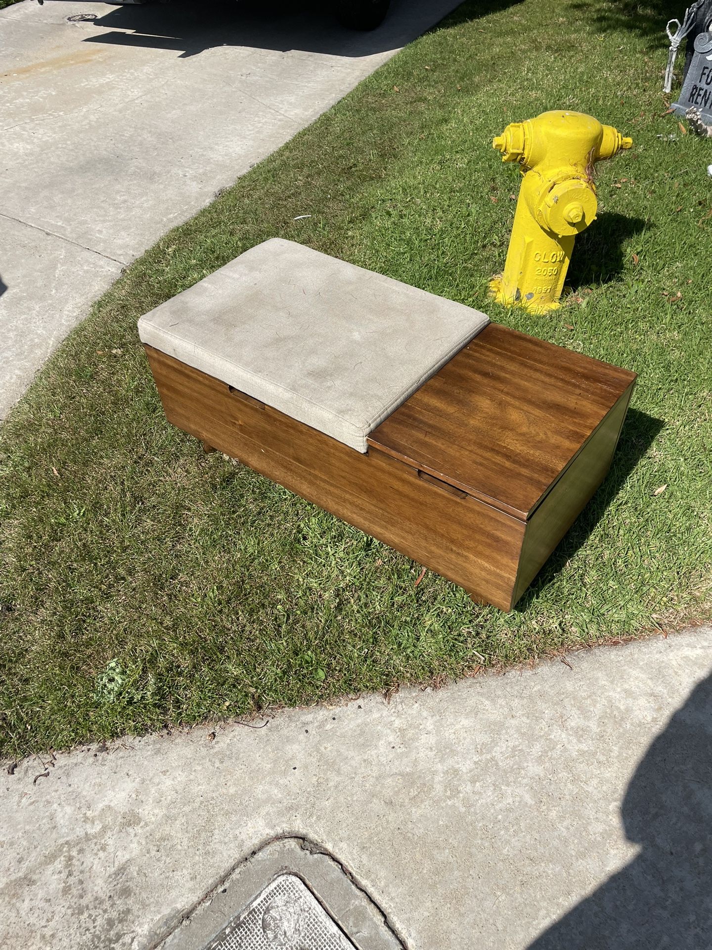 CURB ALERT - Free Storage Ottoman