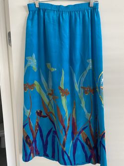 100% Silk Long skirt
