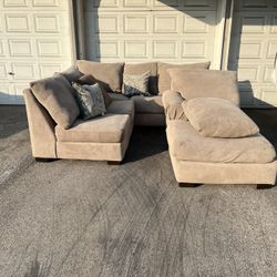 FREE couch - Tan Sectional 