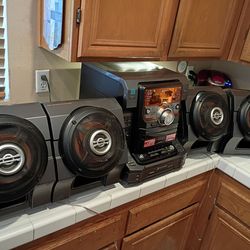 Sony LBT zx8 ZX8 large Sony stereo home party speaker system