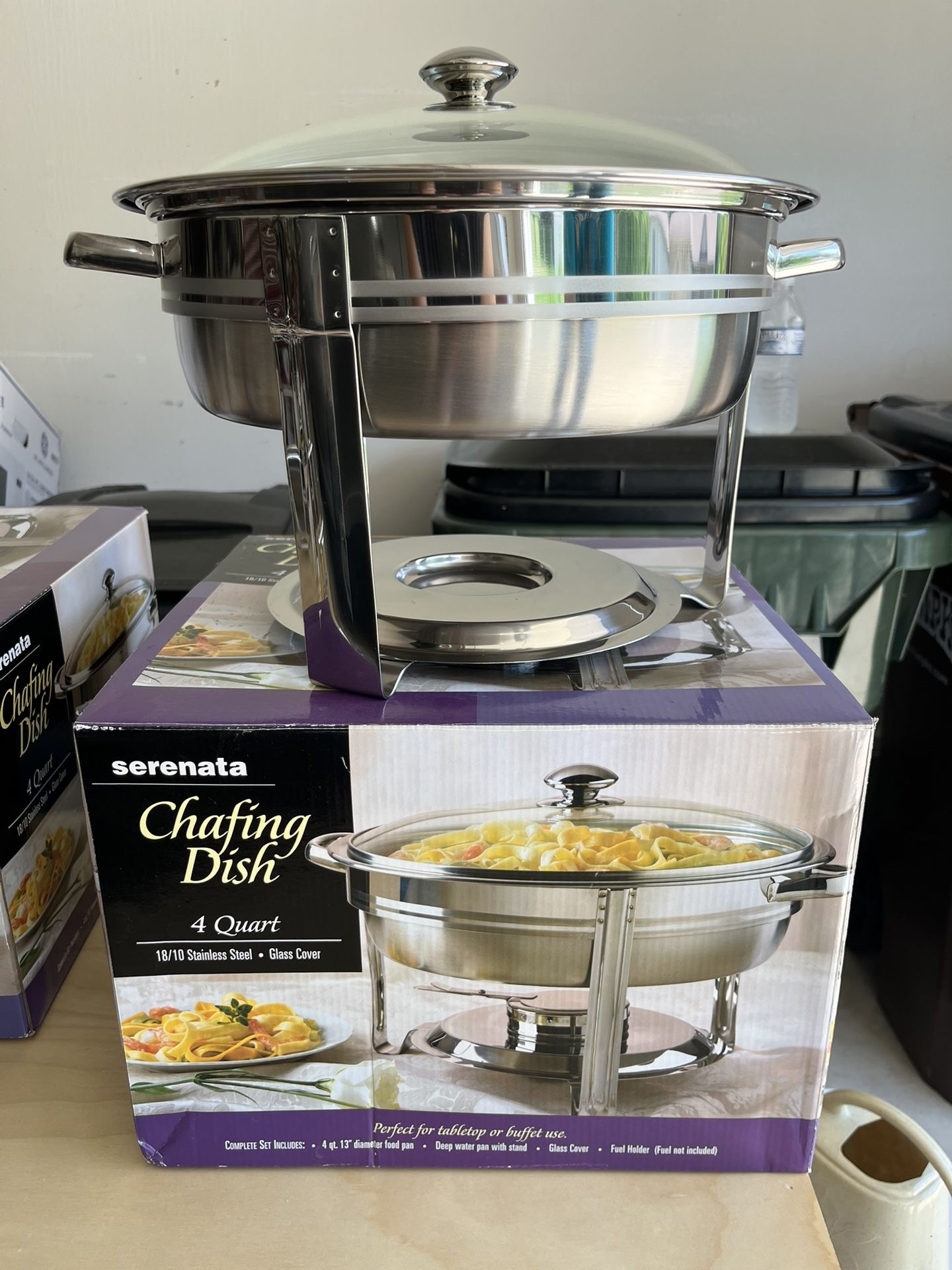 Chafing Dish 4 Quart Stainless Steel