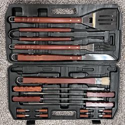 17 Piece BBQ Grilling Tools Set