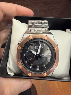 Activa Signal X Invicta Digital Unisex Watch - 45.5mm, Silver (ACWM303-004)