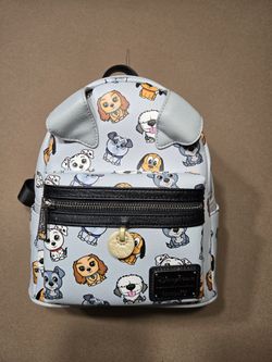Brand New With Tags Disney Dogs Loungefly Backpack Purse