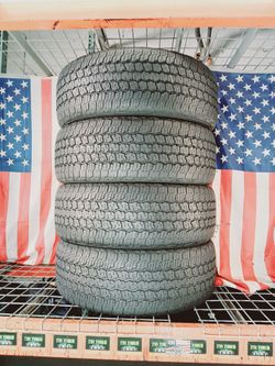✔️ Set of 4 Used Tires 275/55R20 GOODYEAR WRANGLER ADVENTURE KEVLAR TERRAIN 275 55 20