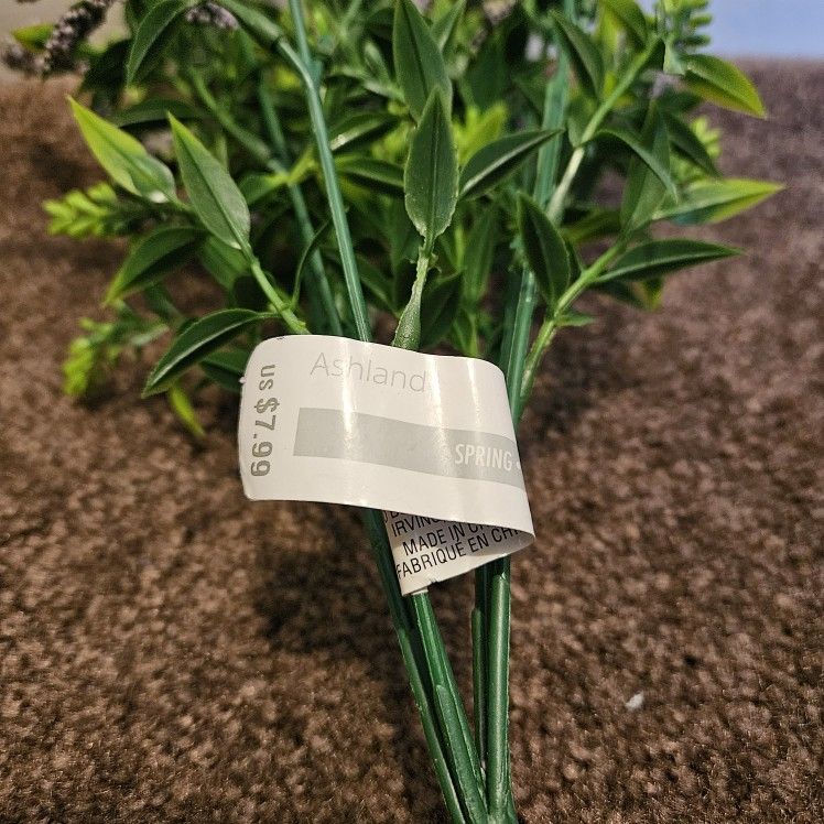 Ashland Artificial Plant Decor Spring Bush Lilac for Sale in Orange