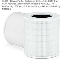 A2001 H13 replacement air filters for HEPA air filter